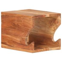 Prie sienos montuojamas dviračių stovas 35x25x25cm akacija