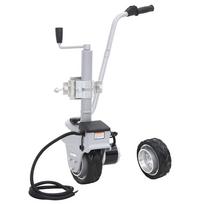 Atraminis ratukas su varikliu priekabai aliuminis 12V 350W