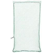 Priekabos tinklas su elastine virve žalias 6x3m PP