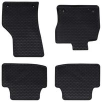 Automobilių kilimėlis 4 pcs Juoda Guma