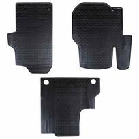Automobilių kilimėlis 3 pcs Juoda Tinka VW CRAFTER 2017- Guma