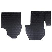 Automobilių kilimėlis 2 pcs Juoda Guma