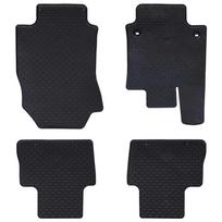 Automobilių kilimėlis 4 pcs Juoda Guma