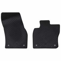 Automobilių kilimėlis 2 pcs Juoda tinkamas VW CADDY 2020- Guma