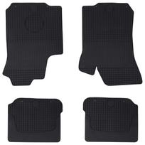 Automobilių kilimėlis 4 pcs Juoda Guma