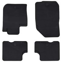 Automobilių kilimėlis 4 pcs Juoda Tinka DACIA DUSTER 2010-2017