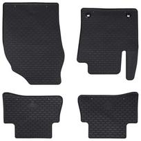 Automobilių kilimėlis 4 pcs Juoda Guma