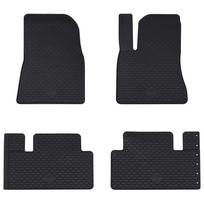 Automobilių kilimėlis 4 pcs Juodas Guma