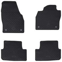 Automobilių kilimėlis 4 pcs Juodas Guma