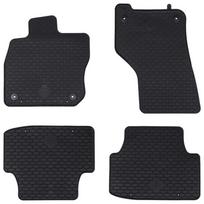Automobilių kilimėlis 4 pcs Juoda Guma