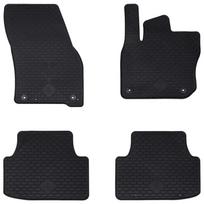 Automobilių kilimėlis 4 pcs Juoda Guma