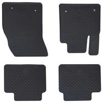 Automobilių kilimėlis 4 pcs Juoda Guma