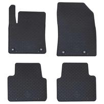 Automobilių kilimėlis 4 pcs Juodas Guma