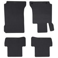 Automobilių kilimėlis 4 pcs Juoda Guma