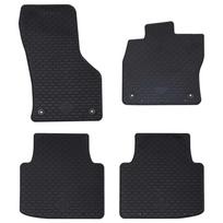 Automobilių kilimėlis 4 pcs Juoda Guma