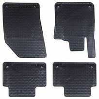 Automobilių kilimėlis 4 pcs Juoda Guma