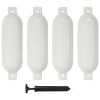 Valties bortų apsaugos 4vnt baltos spalvos 51x14cm PVC