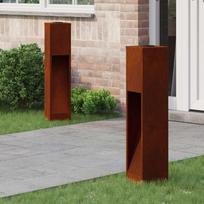 Saulės LED takų šviestuvas 2 pcs Bronzinė