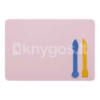 Rinkinys plastilinui 220x150mm rausvas