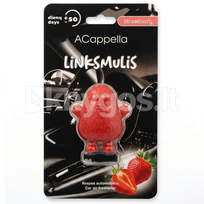 Silikoninis automobilio kvapas ACappella „Linksmulis“ Strawberry