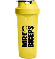 MrBiceps Yellow shaker, 800 ml