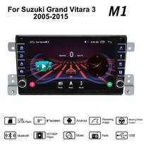 2 din Android automobilio radijo daugialypės terpės vaizdo grotuvas, skirtas Suzuki Grand Vitara 3 2005-2015 su mygtuko rankenėle WiFi 1+16GB 1+16GB