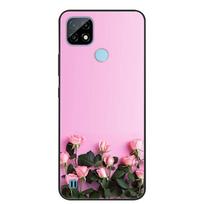 Madingas minkšto silikono dėklas-dangtelis Realme C21 telefonams OPPO Realme C21 telefonų dėklai RealmeC21 C 21 C21Y C25 C25s TPU buferis Realme C21 blue