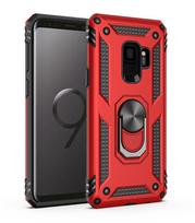 skirtas Samsung S9 Plus + S9 dėklas, skirtas Samsung Galaxy S9 Plus Protector Armor Karinis smūgiams atsparus magnetas automobilio laikiklio žiedo dėklo dangtelis for S9 Plus