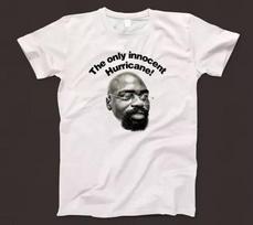 The Only Innocent Hurricane T Shirt 951 Rubin Carter 60s Boxing Bob Dylan Desire S