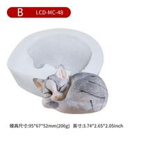 Katės silikoninės formos ledai ledai silikoninės formos putėsiai tortas silikoninės formos gyvūnų modeliavimo forma B
