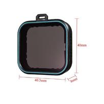 ND objektyvo apsauginis filtras(ND4 8 16)+ CPL filtras GoPro Hero 5, Hero 6 Black, Hero 7 kameroms Priedai 3 vnt. filtras rinkinys 1,59 x1,57 x0,31