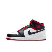 Air Jordan 1 Mid GS Gym Red Black Toe Mid-top Retro Sneakers DQ8423-106 EU 38.5 balta/raudona