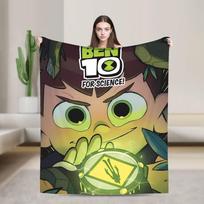 Ben 10 Ateivių Antklodės Šilta Minkšta Naujoviška Pliušinė Antklodė Studentams Sofai Lovai Flanelinė Paklodė Lovatiesė 30x40in