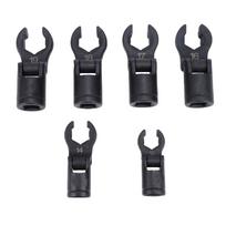 6PCS Crows Foot Wrenches 1 2 3 8 Inch Drive 6 Point Socket Flexible Head Fuel Line Wrench Set 12mm 14mm 16mm 17mm 18mm