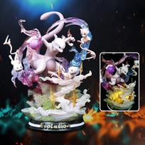 Pokemon Evoliucija Eevee Anime Figūrėlės Charizard Raichu Mewtwo Dragonite Venusaur Gengar Šviečianti Figūrėlė PVC Statulėlė Modelis Žaislas with retail box