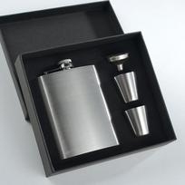 8oz Portable Pocket Hip Flask Stainless Steel Whisky Flask Drink Alcohol Container Gift Vodka Drinking Bottle Wine Set Outdoor