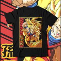 Dragon Ball 2026 Summer 100% Cotton Son Goku Printed Casual Sports Fitness T-shirt Vintage Harajuku Neutral kids T-shirt Top 110