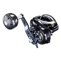 Shimano 17 Grappler 300HG Baitcasting Ritė, Dešinė, Lėtam Jigavimui ir Giliųjų Vandenų Jūrinių Karšių Žvejybai, Rankenėlė, juoda