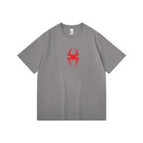 Summer New Spider Man Crossover Universe Tshirt for Mens and Womens Anime Graphic Short Sleeve Loose Cotton Tops Clothing 3XL