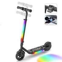 K2Pro Vaikams Elektrinis paspirtukas 150W Variklis 2.6Ah Baterija 3 Greičiai 5-16KM/H LED Šviesa Paklotas ir Vairas Didžiausia Apkrova 70KG Elektrinis paspirtukas Vaikams juoda
