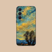 V-Van Gogho telefono dėklas Samsung S24, S21, S22, S23, S30, Ultra, S20, S30, Plus, S21 Fe, 10, 9, 5G Silikoninis dangtelis SamsungS30Plus