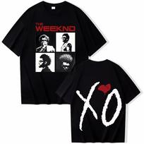 The Weeknd After Hours til Dawn Tour Grafinis 100% Medvilnės Unisex Marškinėlis 2026 Vasara Naujas Unisex hip hop Mados Trumpomis Rankovėmis T-shirt S
