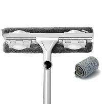 Teleskopinis Mopas Langų Valytuvas 2-in-1 Stiklo Valytuvas Squeegee su Ilga Rankena Valymo Mopas 1mop 27cmx140cm+1cloth