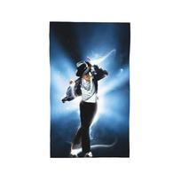 Michael Jackson Muzikantai dainininkai šokėjai Minkštas veido rankšluostis Greitai džiūstantis baseino vonios medvilniniai rankšluosčiai sugeriantys W40*H60(CM)