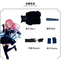 Anime ALIEN STAGE Mizi Cosplay Suknelė Kostiumas Scenos IDOL Pasirodymo Drabužiai Helovinas Moteriška Vakarinė Suknelė Kostiumas Šventės Apranga XL kaip parodyta spalva