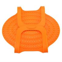 Food Grade Silicone Heat Resistant Turkey Lifter Non Stick Poultry Cooking Mat(Orange) Orange