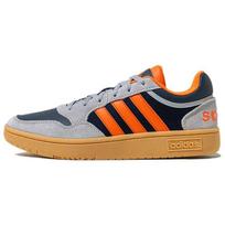 Adidas Neo Hoops 3.0 Magic Ring Trendy Casual Non-Slip Wear-Resistant Low-Top Skate Shoes Unisex Sneakers Gray Blue Orange HP6905 44⅔