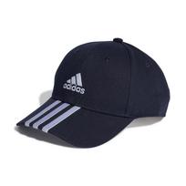 adidas 3 juostelės medvilninis tvilas beisbolo kepurė Vyriška Mėlyna Adidas II3510 OSFM mėlyna