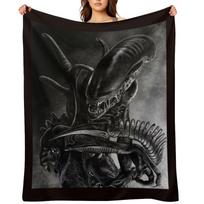Ksenomorfo pledas Daugiafunkcis Dekoratyvus Sofos Pliušinis Kalėdinės dovanos Pledai 30x40in