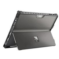 C-Convenient-Tablet Case Shell For Microsoft Surface Pro 7 Plus/Pro 7/Pro 6/Pro 5/Pro 4 All-In-One Cover With Pen Holder, Kickst pilka spalva